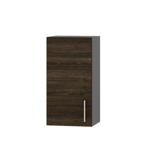 Кухонный модуль Оптима Верх В01-380 Антрацит/Дуб Сонома Трюфель 380х296х720 мм (DTM-071387)