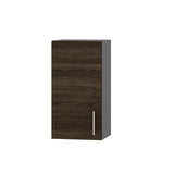 Кухонный модуль Оптима Верх В01-380 Антрацит/Дуб Сонома Трюфель 380х296х720 мм (DTM-071387)