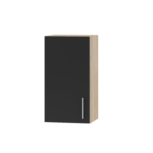 Кухонный модуль Оптима Верх В01-390 Дуб Сонома/Антрацит 390х296х720 мм (DTM-071417)