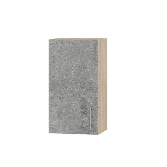 Кухонный модуль Оптима Верх В01-390 Дуб Сонома/Бетон 390х296х720 мм (DTM-071418)