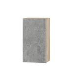 Кухонный модуль Оптима Верх В01-390 Дуб Сонома/Бетон 390х296х720 мм (DTM-071418)