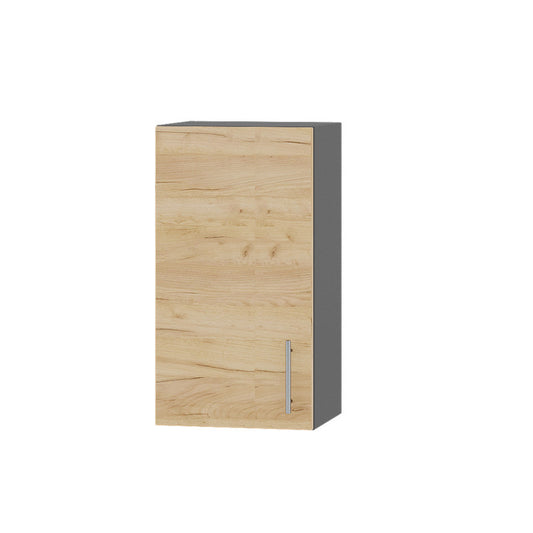 Кухонный модуль Оптима Верх В01-390 Антрацит/Дуб Крафт Золотой 390х296х720 мм (DTM-071406)