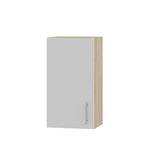 Кухонный модуль Оптима Верх В01-390 Дуб Сонома/Нимфея Альба (Белый) 390х296х720 мм (DTM-071423)