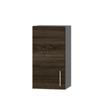 Кухонный модуль Оптима Верх В01-390 Антрацит/Дуб Сонома Трюфель 390х296х720 мм (DTM-071408)