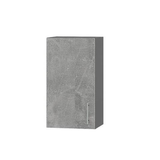 Кухонный модуль Оптима Верх В01-400 Антрацит/Бетон 400х296х720 мм (DTM-071425)