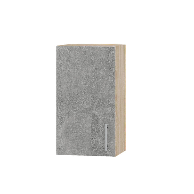 Кухонный модуль Оптима Верх В01-400 Дуб Сонома/Бетон 400х296х720 мм (DTM-071446)