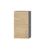 Кухонный модуль Оптима Верх В01-400 Антрацит/Дуб Крафт Золотой 400х296х720 мм (DTM-071427)