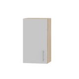 Кухонный модуль Оптима Верх В01-400 Дуб Сонома/Нимфея Альба (Белый) 400х296х720 мм (DTM-071474)