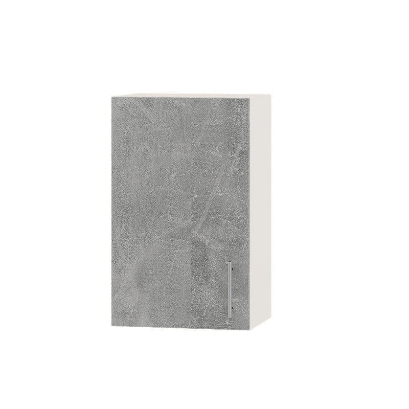 Кухонный модуль Оптима Верх В01-450 Белый/Бетон 450х296х720 мм (DTM-071483)