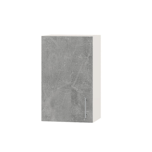 Кухонный модуль Оптима Верх В01-450 Белый/Бетон 450х296х720 мм (DTM-071483)