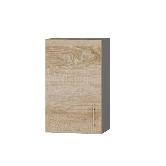 Кухонный модуль Оптима Верх В01-450 Антрацит/Дуб Сонома 450х296х720 мм (DTM-071479)