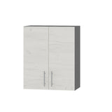 Кухонный модуль Оптима сушарка Верх В06-600 Антрацит/Дуб Крафт Белый 600х296х720 мм (DTM-071519)