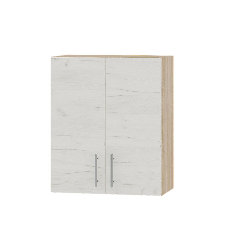 Кухонный модуль Оптима сушарка Верх В06-600 Дуб Сонома/Дуб Крафт Белый 600х296х720 мм (DTM-071540)