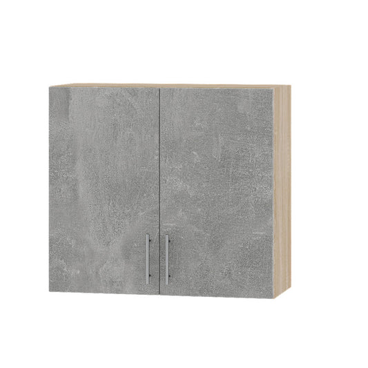 Кухонный модуль сушарка Оптима Верх В06-800 Дуб Сонома/Бетон 800х296х720 мм (DTM-071703)