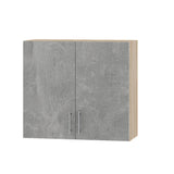 Кухонный модуль сушарка Оптима Верх В06-800 Дуб Сонома/Бетон 800х296х720 мм (DTM-071703)