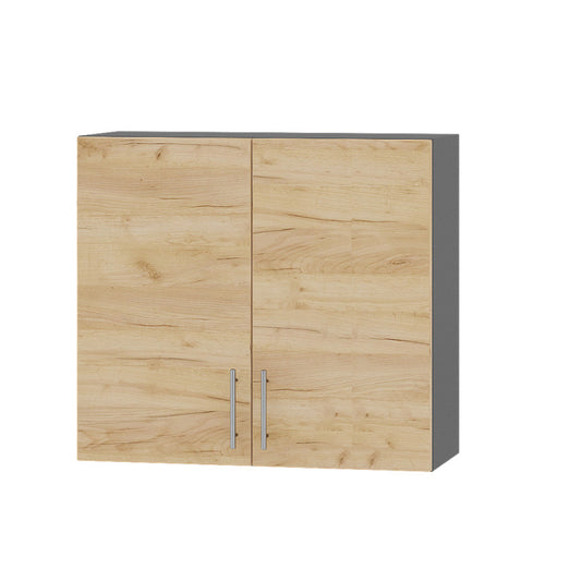 Кухонный модуль Оптима сушарка Верх В06-800 Антрацит/Дуб Крафт Золотой 800х296х720 мм (DTM-071548)