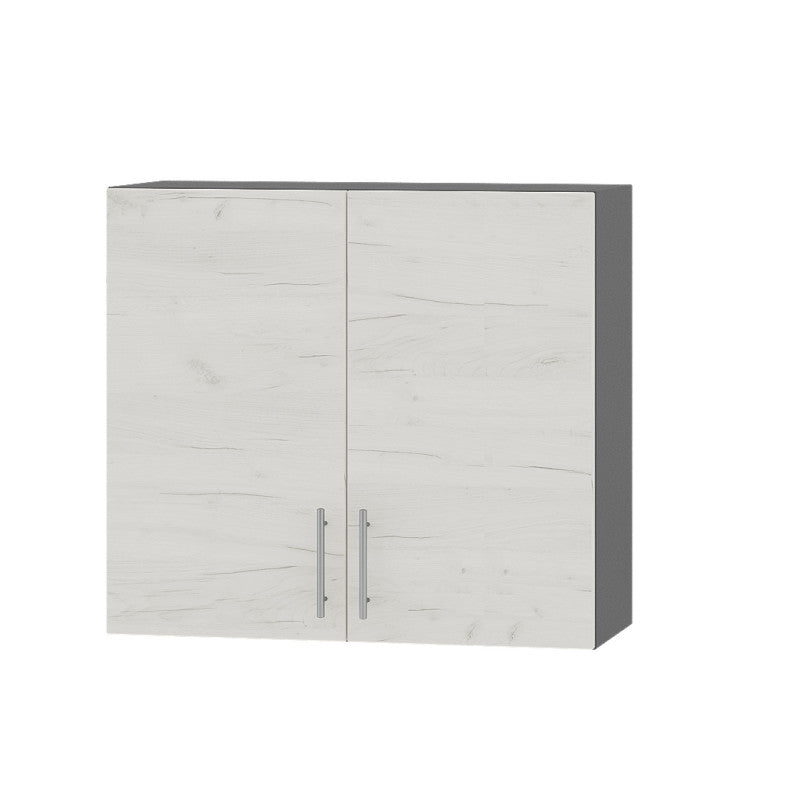 Кухонный модуль Оптима сушарка Верх В06-800 Антрацит Дуб Крафт Белый 800х296х720 мм (DTM-071547)