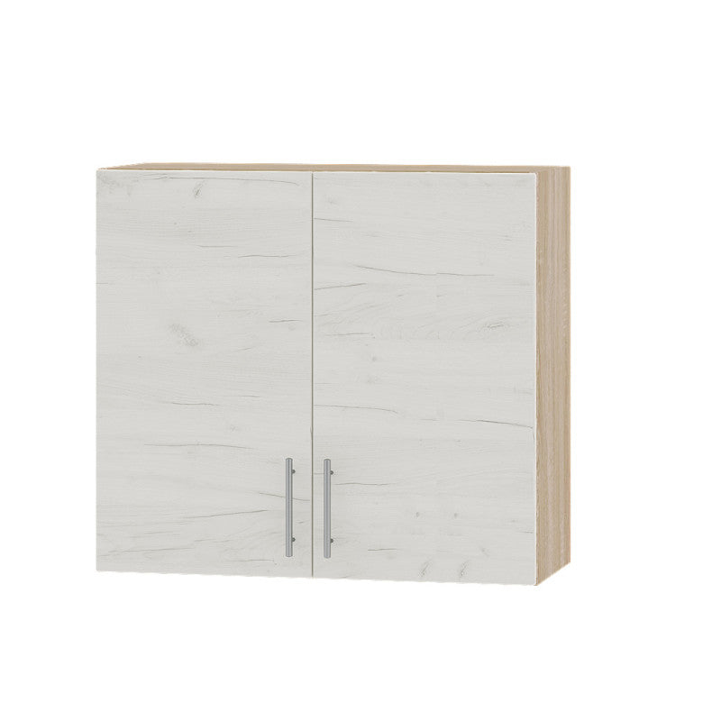 Кухонный модуль сушарка Оптима Верх В06-800 Дуб Сонома/Дуб Крафт Белый 800х296х720 мм (DTM-071704)