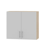 Кухонный модуль сушарка Оптима Верх В06-800 Дуб Сонома/Нимфея Альба (Белый) 800х296х720 мм (DTM-071708)