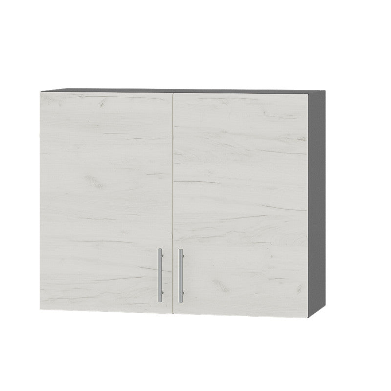 Кухонный модуль сушарка Оптима Верх В06-900 Антрацит/Дуб Крафт Белый 900х296х720 мм (DTM-071711)