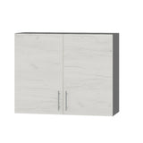 Кухонный модуль сушарка Оптима Верх В06-900 Антрацит/Дуб Крафт Белый 900х296х720 мм (DTM-071711)