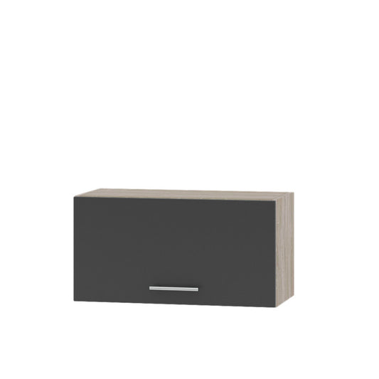 Кухонный модуль Оптима Верх В09-700 Дуб Сонома/Антрацит 700х296х360 мм (DTM-071896)