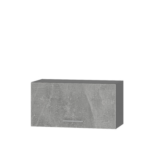 Кухонный модуль Оптима Верх В09-700 Антрацит/Бетон 700х296х360 мм (DTM-071883)