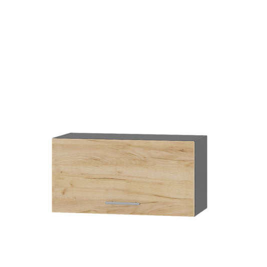 Кухонный модуль Оптима Верх В09-700 Антрацит/Дуб Крафт Золотой 700х296х360 мм (DTM-071885)