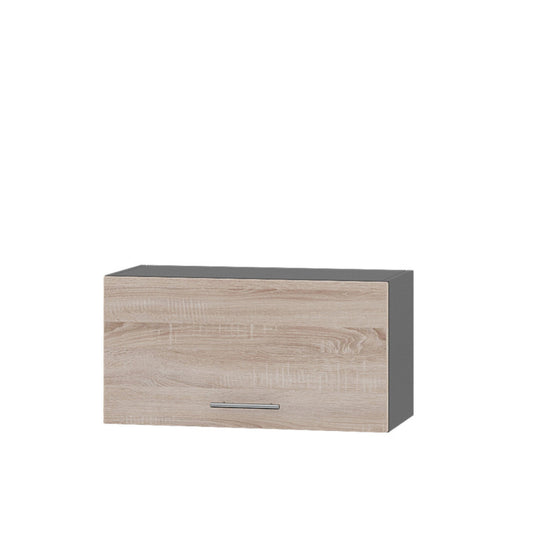 Кухонный модуль Оптима Верх В09-700 Антрацит/Дуб Сонома 700х296х360 мм (DTM-071886)