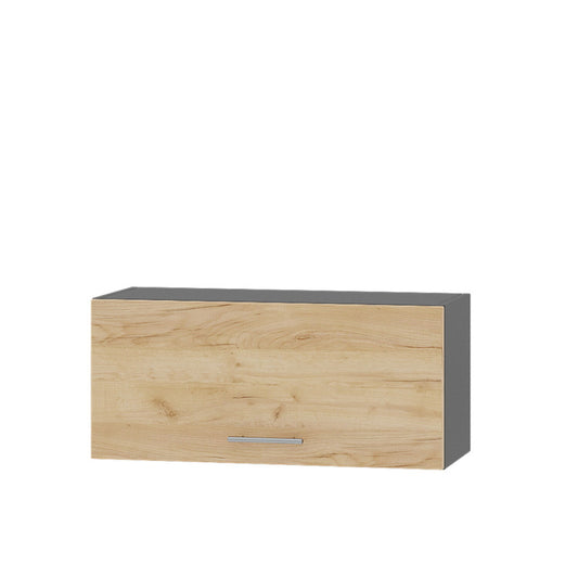 Кухонный модуль Оптима Верх В09-800 Антрацит/Дуб Крафт Золотой 800х296х360 мм (DTM-071906)