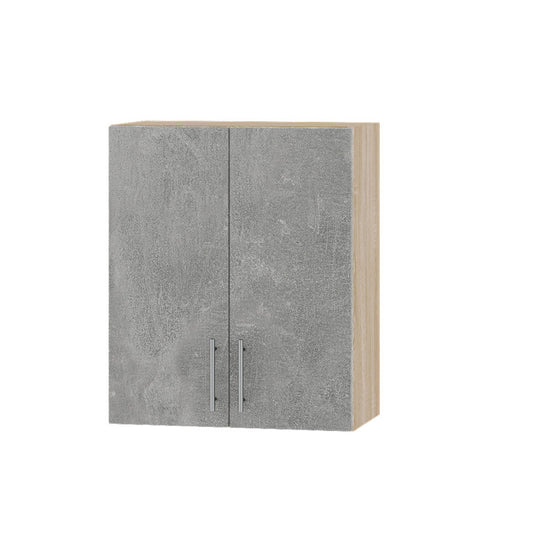 Кухонный модуль Оптима Верх В10-600 Дуб Сонома/Бетон 600х296х720 мм (DTM-071945)