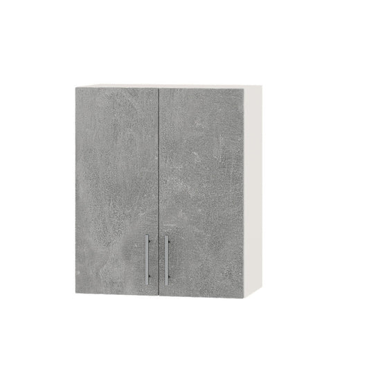 Кухонный модуль Оптима Верх В10-600 Белый/Бетон 600х296х720 мм (DTM-071931)