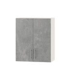 Кухонный модуль Оптима Верх В10-600 Белый/Бетон 600х296х720 мм (DTM-071931)