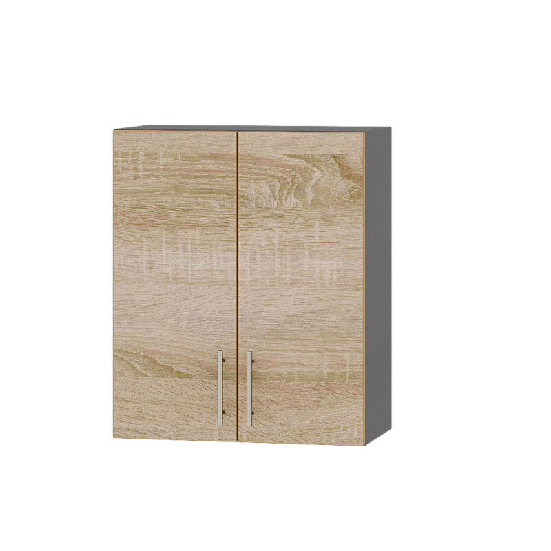 Кухонный модуль Оптима Верх В10-600 Антрацит/Дуб Сонома 600х296х720 мм (DTM-071927)