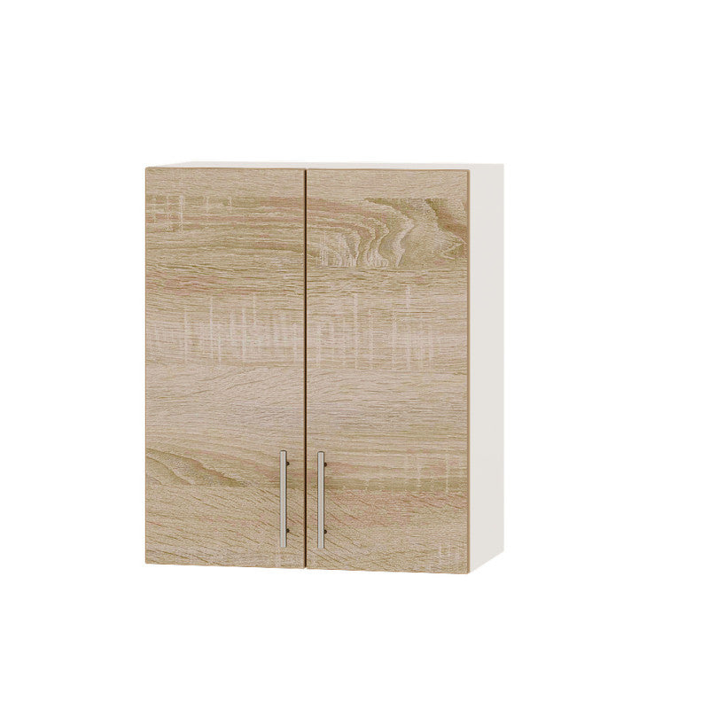 Кухонный модуль Оптима Верх В10-600 Белый/Дуб Сонома 600х296х720 мм (DTM-071934)