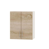 Кухонный модуль Оптима Верх В10-600 Белый/Дуб Сонома 600х296х720 мм (DTM-071934)