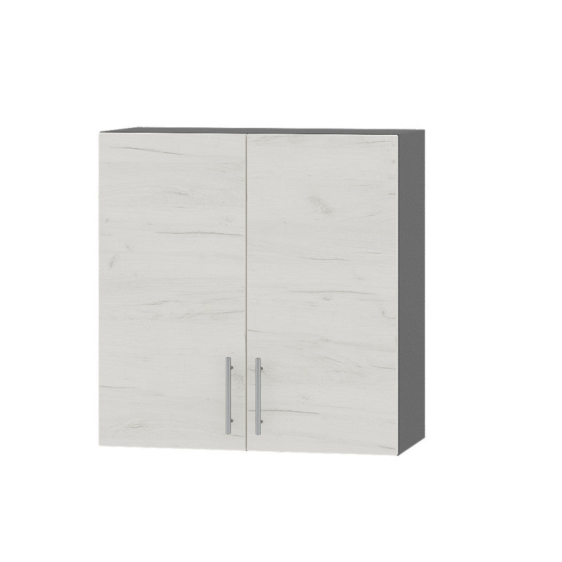 Кухонный модуль Оптима Верх В10-700 Антрацит/Дуб Крафт Белый 700х296х720 мм (DTM-072042)