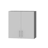 Кухонный модуль Оптима Верх В10-700 Антрацит/Нимфея Альба (Белый) 700х296х720 мм (DTM-072046)