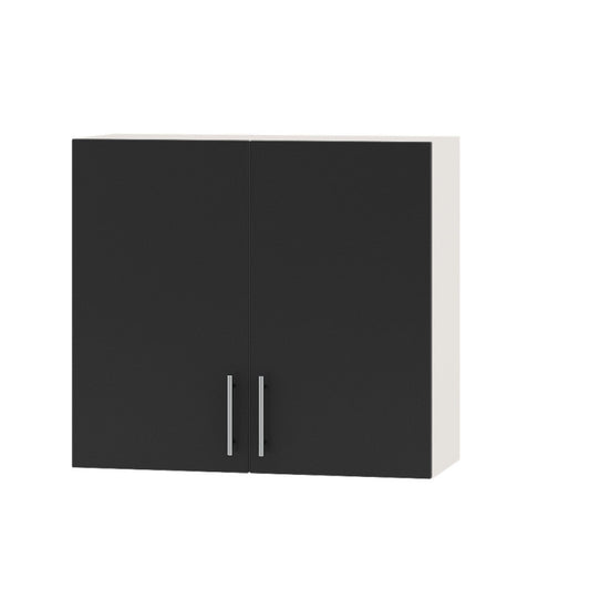 Кухонный модуль Оптима Верх В10-800 Белый/Антрацит 800х296х720 мм (DTM-072068)