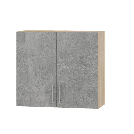 Кухонный модуль Оптима Верх В10-800 Дуб Сонома/Бетон 800х296х720 мм (DTM-072083)