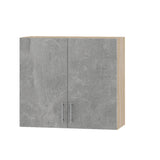 Кухонный модуль Оптима Верх В10-800 Дуб Сонома/Бетон 800х296х720 мм (DTM-072083)