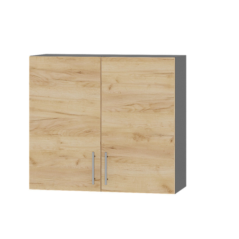 Кухонный модуль Оптима Верх В10-800 Антрацит/Дуб Крафт Золотой 800х296х720 мм (DTM-072064)