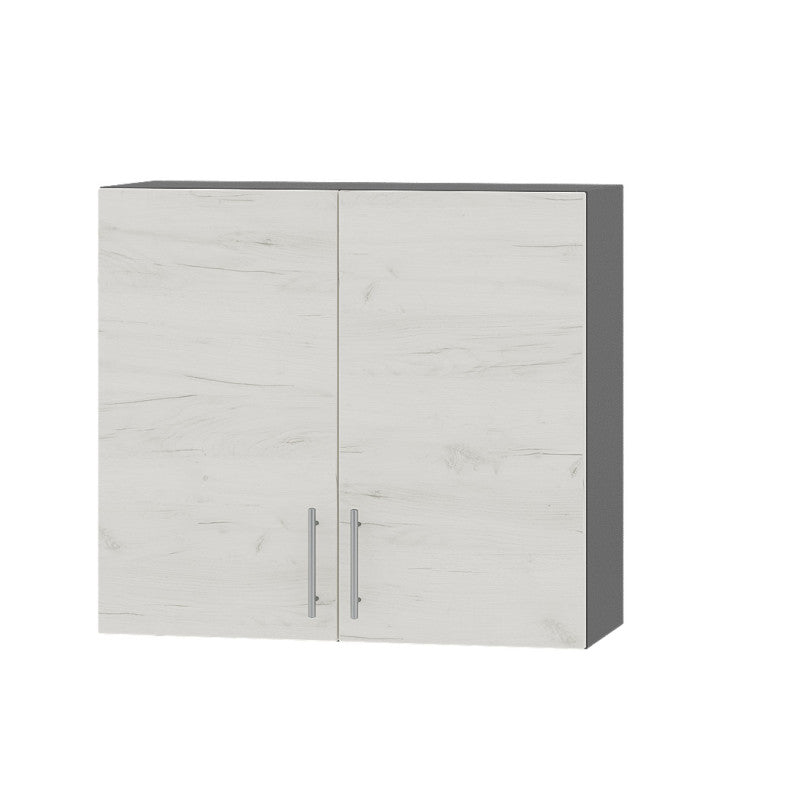 Кухонный модуль Оптима Верх В10-800 Антрацит/Дуб Крафт Белый 800х296х720 мм (DTM-072063)