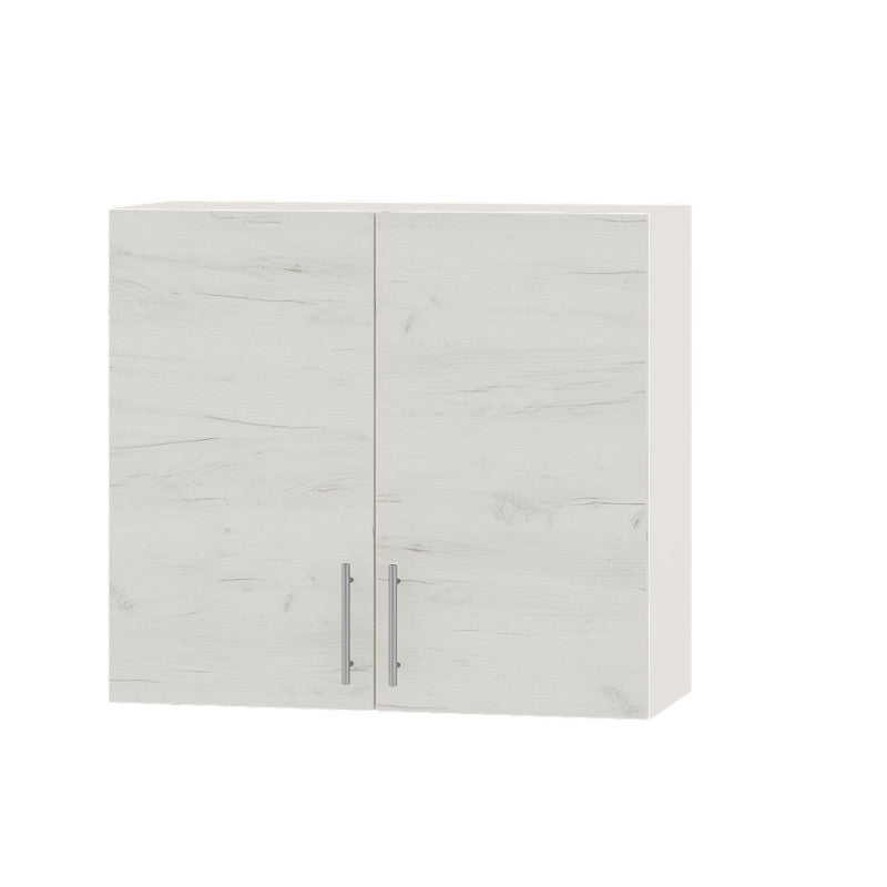 Кухонный модуль Оптима Верх В10-800 Белый/Дуб Крафт Белый 800х296х720 мм (DTM-072070)