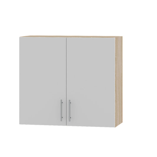 Кухонный модуль Оптима Верх В10-800 Дуб Сонома/Нимфея Альба (Белый) 800х296х720 мм (DTM-072088)