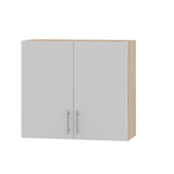 Кухонный модуль Оптима Верх В10-800 Дуб Сонома/Нимфея Альба (Белый) 800х296х720 мм (DTM-072088)