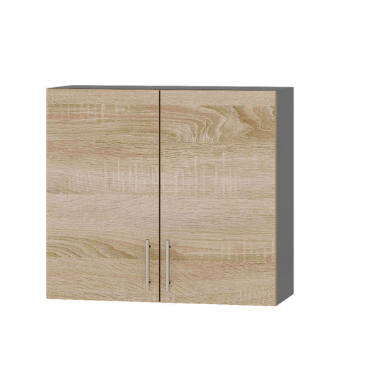 Кухонный модуль Оптима Верх В10-800 Антрацит/Дуб Сонома 800х296х720 мм (DTM-072065)