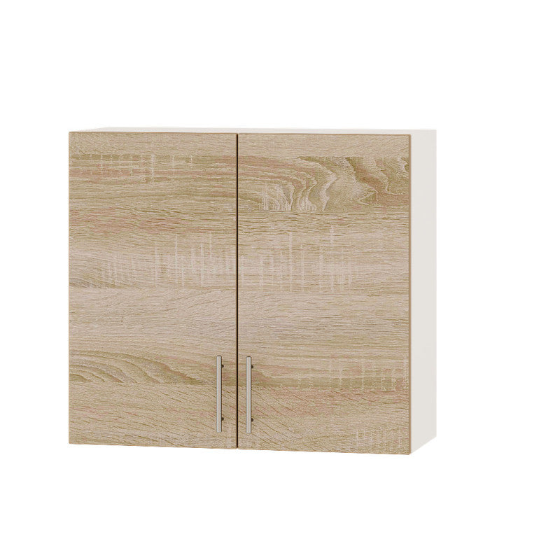 Кухонный модуль Оптима Верх В10-800 Белый/Дуб Сонома 800х296х720 мм (DTM-072072)