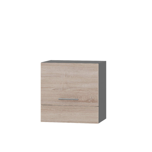 Кухонный модуль Оптима Верх В11-500 Антрацит/Дуб Сонома 500х296х360 мм (DTM-072093)