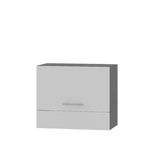 Кухонный модуль Оптима Верх В11-600 Антрацит/Нимфея Альба (Белый) 600х296х360 мм (DTM-072116)